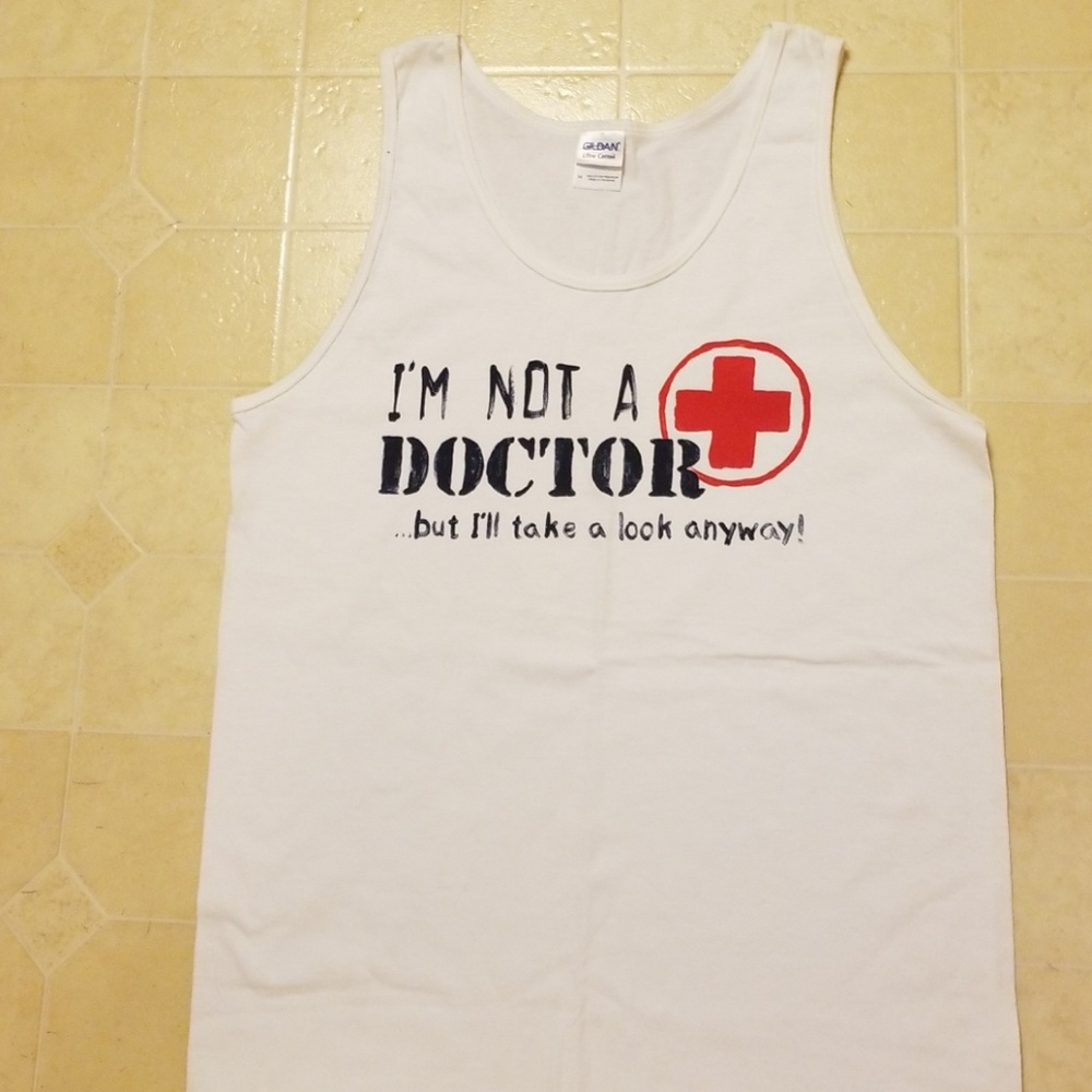 Men's Graphic Tank Size M